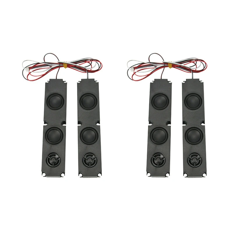 

2 Pair 8 OHM 10W DIY LCD TV Speaker With Heavy Bass Effect Full Range Advertising TV Speaker Repair Accessories