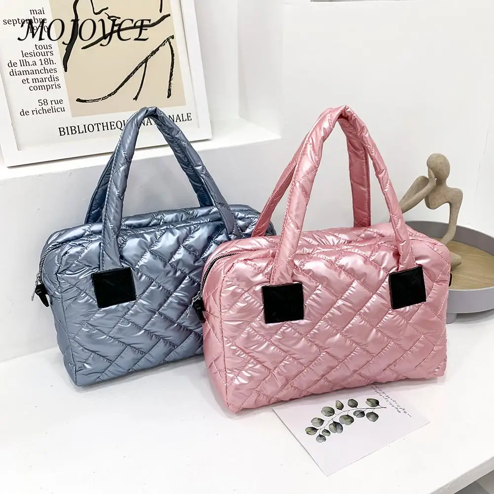 

Women Nylon Diamond Lattice Messenger Bag Lady Solid Color Crossbody Bag Trend Lady Hand Bag New Fashion Luxury Brand Handbag