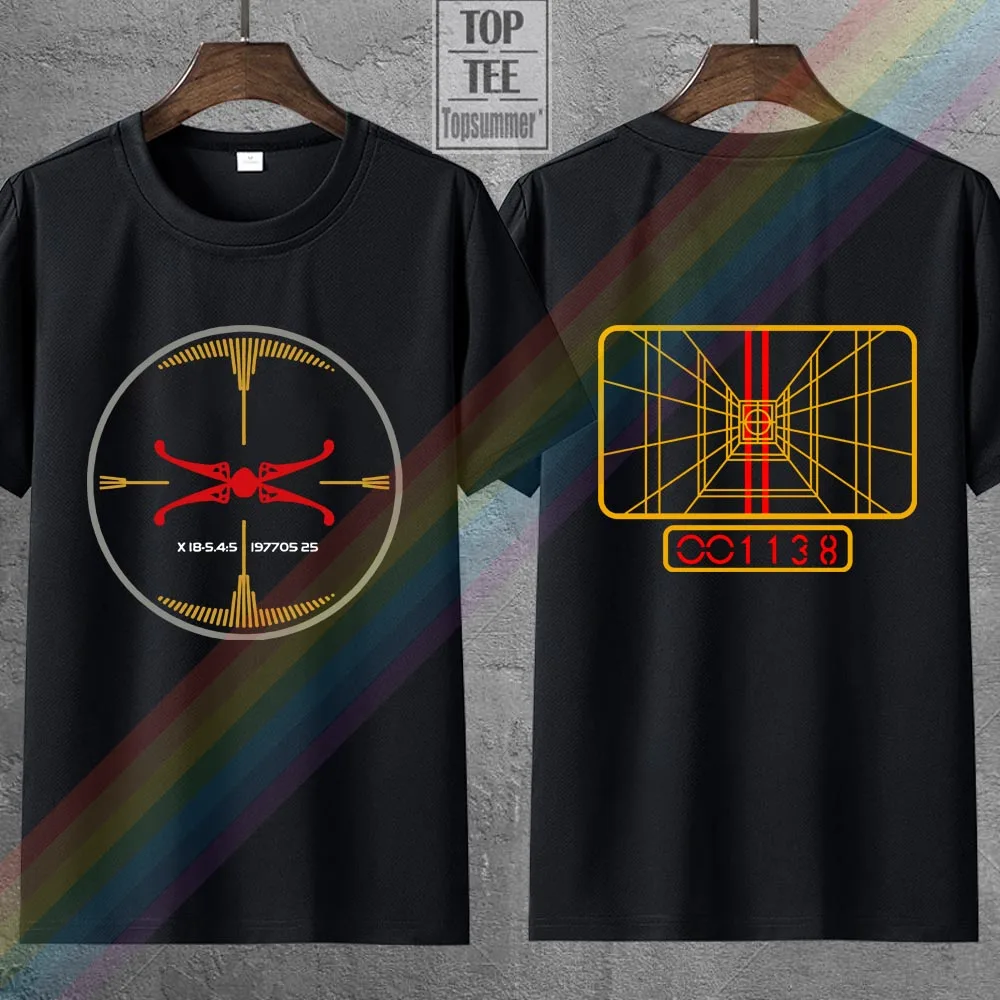 

Stay On Double Target Inspired Wars Pilot The Death Star Jedi Black Men T-Shirt 2019 Fashion Solid Color Men Tee Shirt