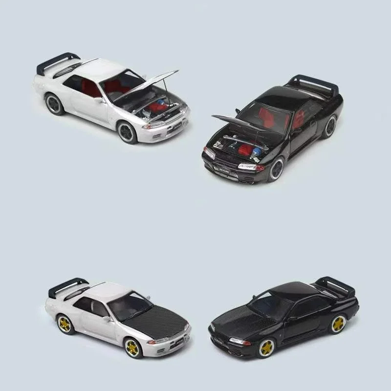 Cool ART 1:64 GT-R R32, белыйчерный, Ограниченная Коллекция 500, литая модель автомобиля (art.: 3920c5331db3c) - 3920c5331db3c