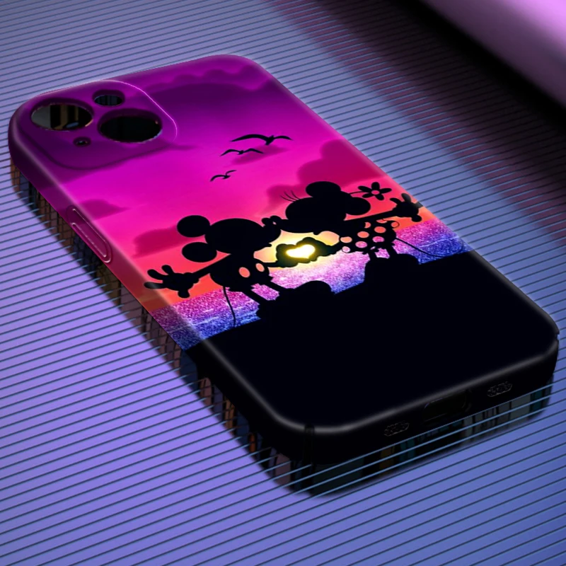 Чехол для телефона с героями Диснея Микки и Минни iPhone 14 13 12 Mini 11 XS Pro Max X XR 8 7 Plus SE