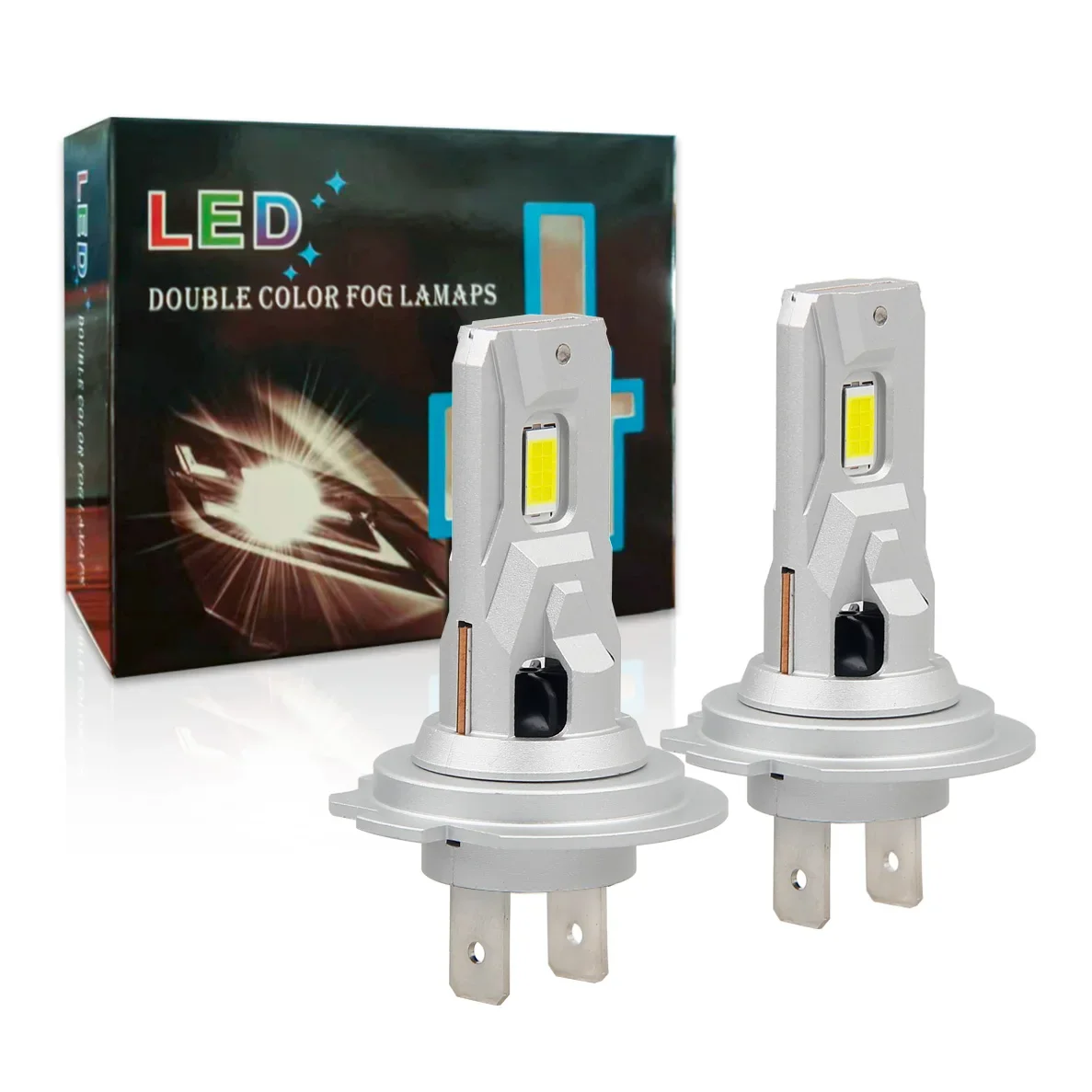 2 шт. ультраяркие лампы для передних фар H7