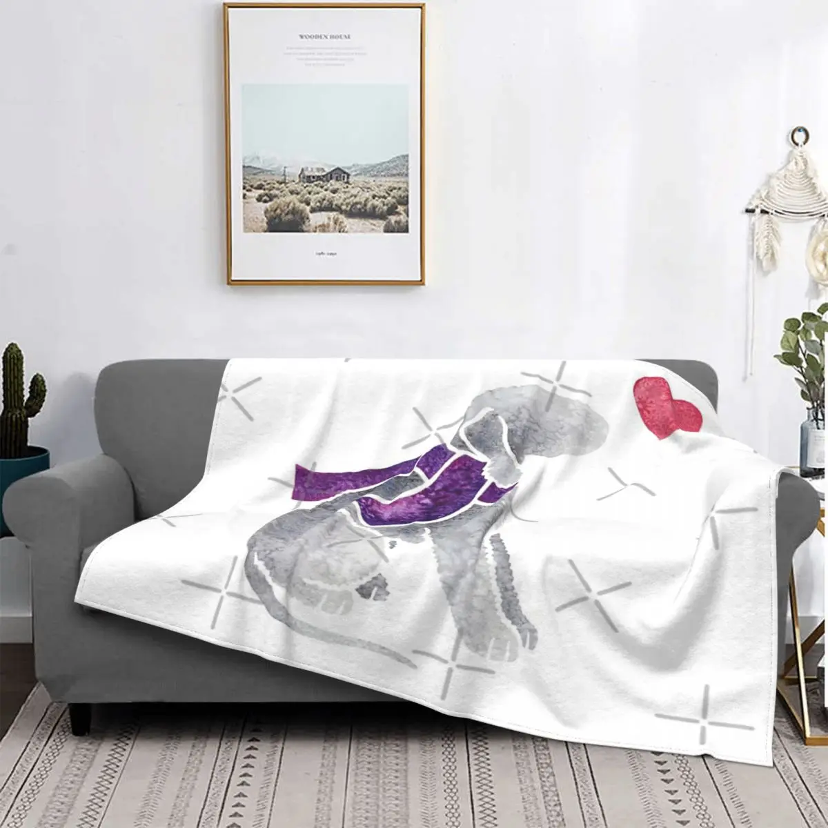 

Colcha a cuadros с принтом acuarela, manta para cama, пикник, de verano