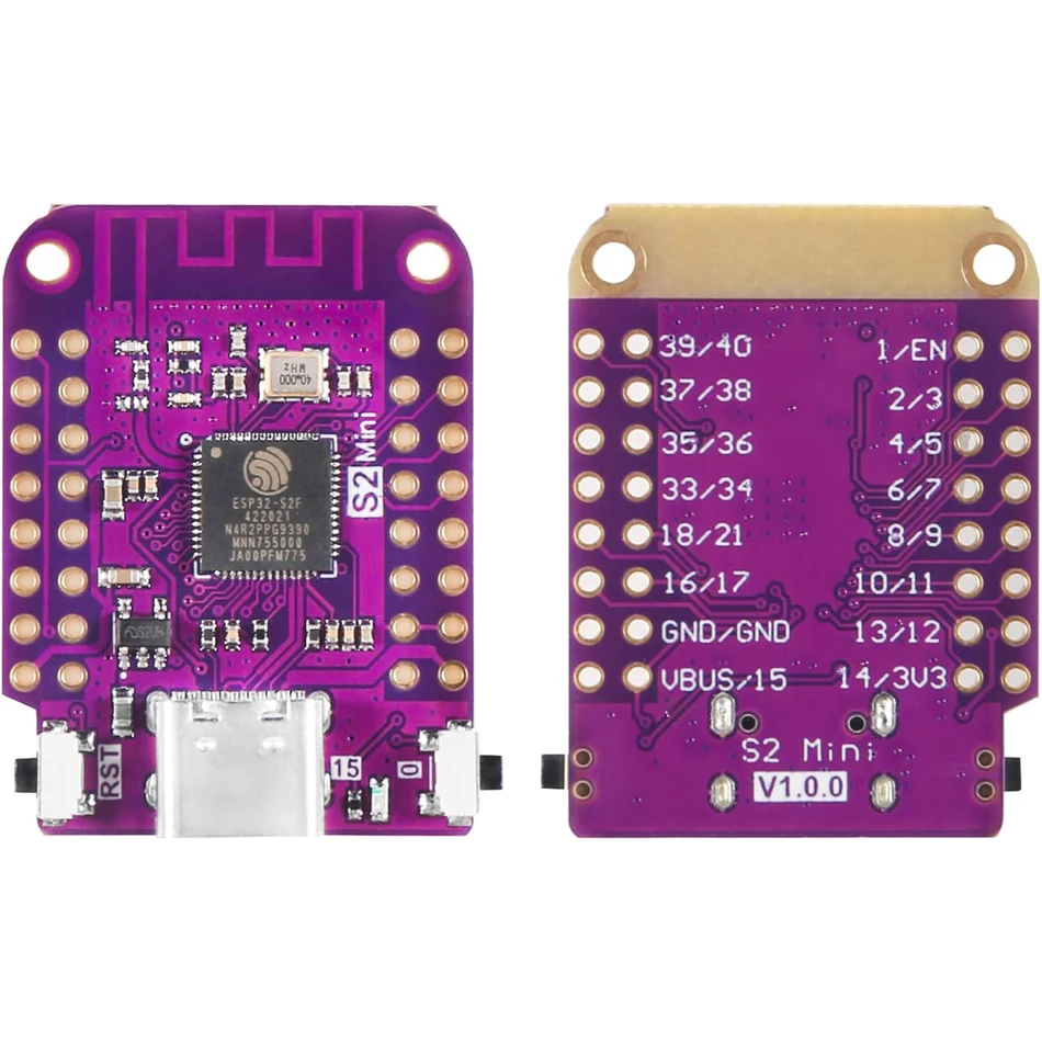 

Мини-плата ESP32 S2 с поддержкой Wi-Fi, с интерфейсом USB Type-C