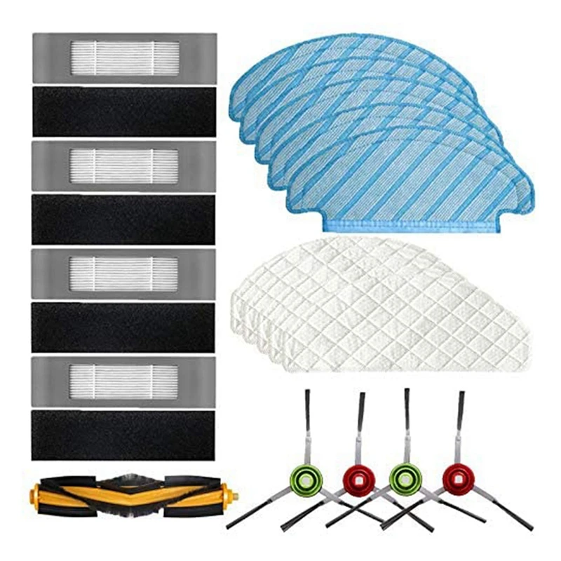 

Spare Parts Suitable For Ecovacs DEEBOT OZMO T8 AIVI T8MAX Robot Vacuum Cleaner Main Side Brush Hepa Filter Mop Pads