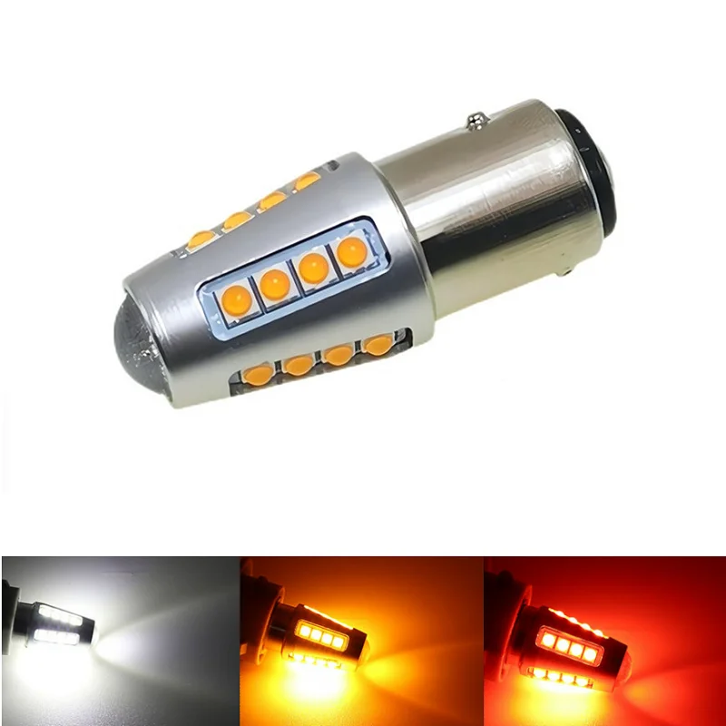 

1x Turn Signal Led Lights Taillights 21SMD 3030 Chips Backup Reversing Lamp for car T20 W21W W21/5W 7443 7440 LED T25 3156