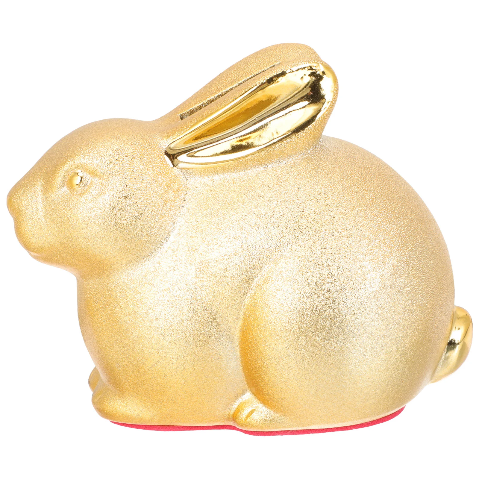 

Bank Piggy Bunny Rabbit Savingjar Money Cartoon Kids Pot Year Chinese New Statue Zodiacbox Decor Decoration Party Ornament