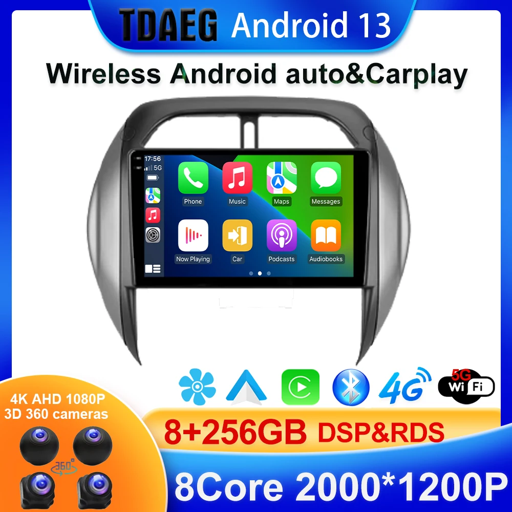 Автомагнитола для Toyota RAV4 2 CA20 CA20W XA20 2003-2005 мультимедийный видеоплеер навигатор GPS