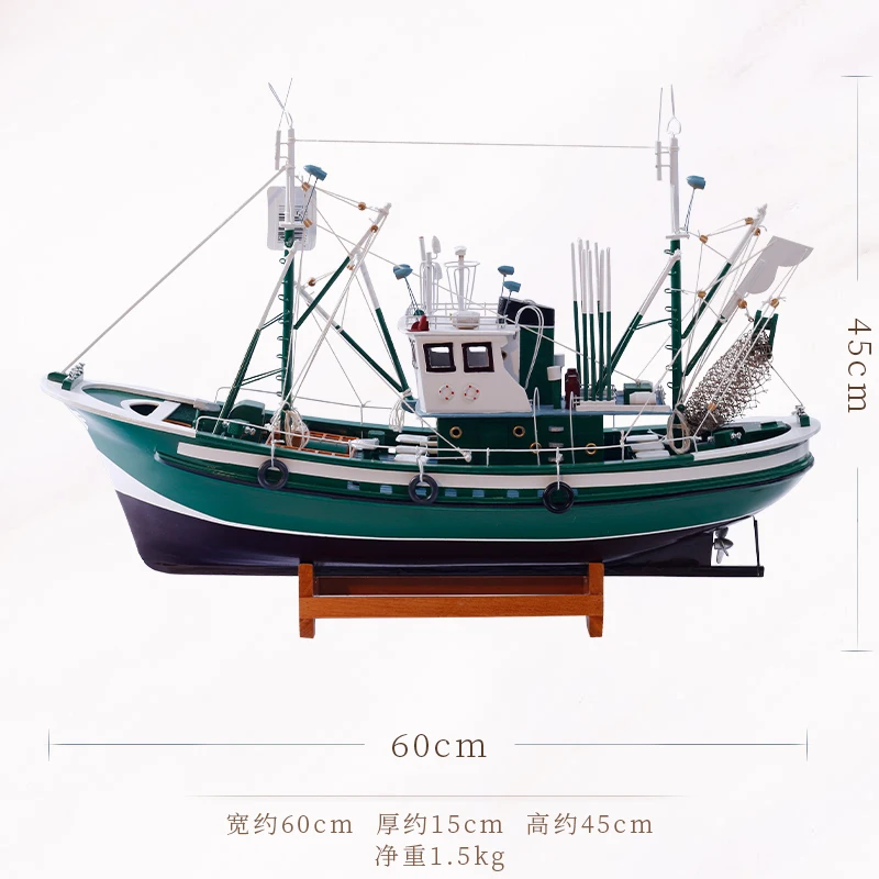 Большая деревянная лодка для рыбалки гладкая предметы интерьера ручной работы