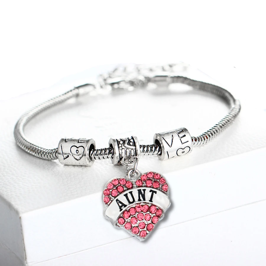 Браслет для семьи друзей сердца цепочки браслет Очаровательная цепочка мамы