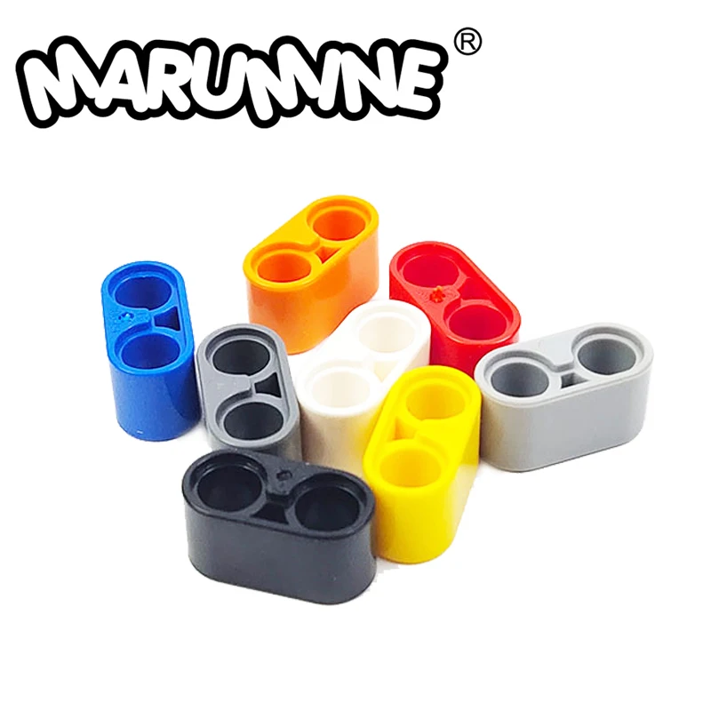 

Конструктор MARUMINE 43857, технология сборки, Соединитель с 2 отверстиями, толстый шатун, детали MOC, Детские аксессуары «сделай сам»