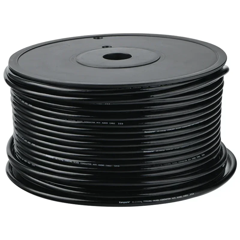 Сетевой кабель Hi-end чистое серебро CAT 8 Ethernet-кабель 10 гигабитная сеть 40 Гбит/с 2000