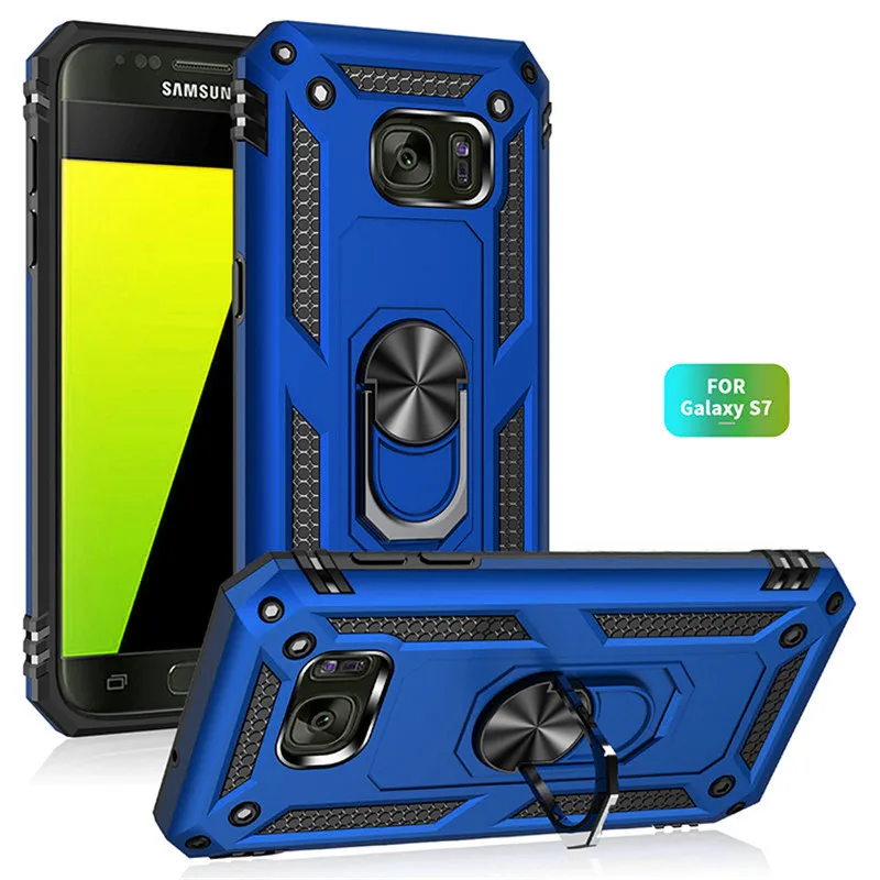 For Samsung Galaxy S7 Case Magnet Car Ring Stand Holder Cover for Samsung Galaxy S7 GalaxyS7 SM-G930F Coque Capa fundas