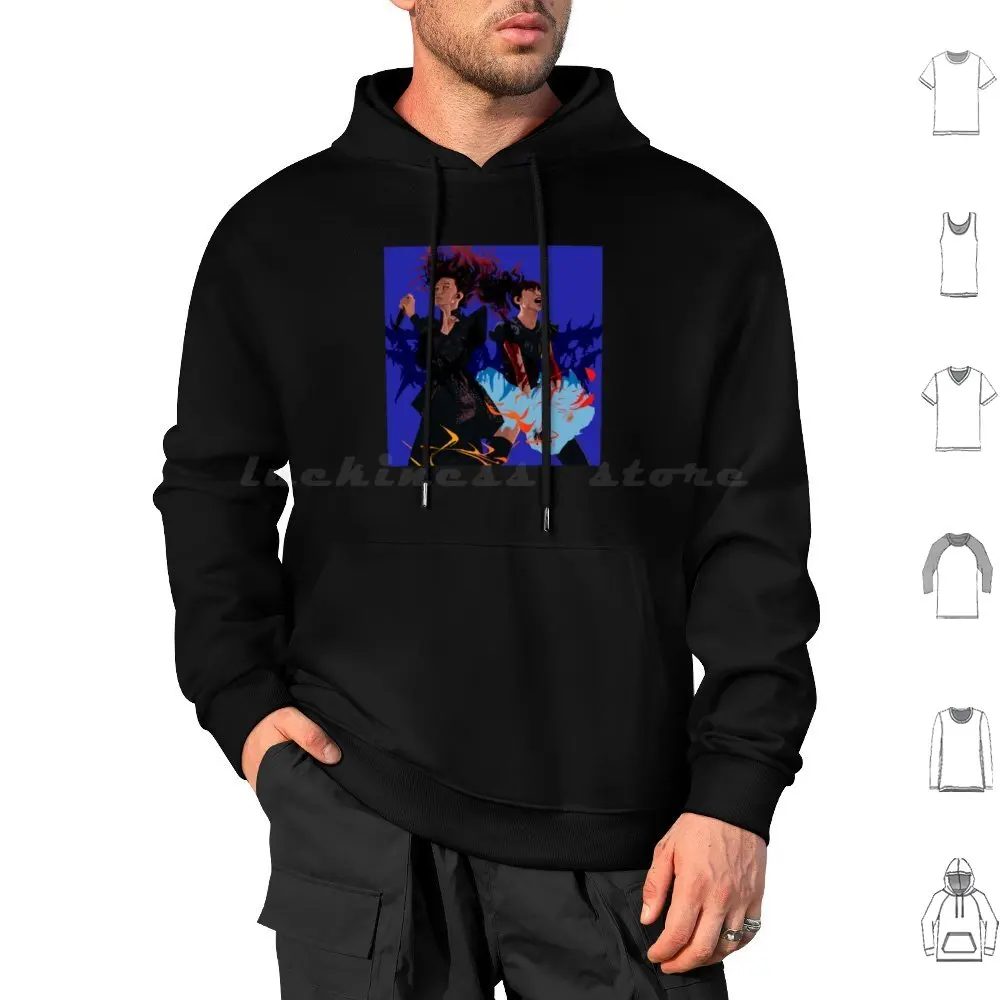 Bxmxc премиум толстовки с длинным рукавом японское металлическое кавайное Аниме