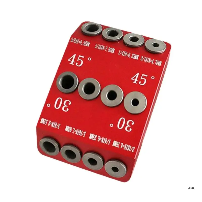 Угловое сверлильное приспособление 4 размера для угловых 30 45 90 отверстий