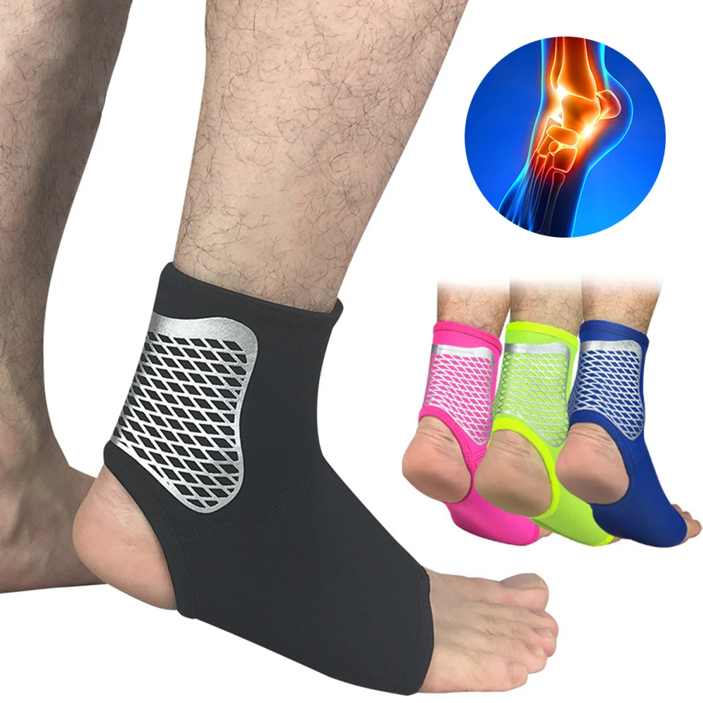 

1 PC Professional Sports Ankle Support Outdoor Basketball Football Anti-sprain Compression Ankle Brace Breathable Perspiration