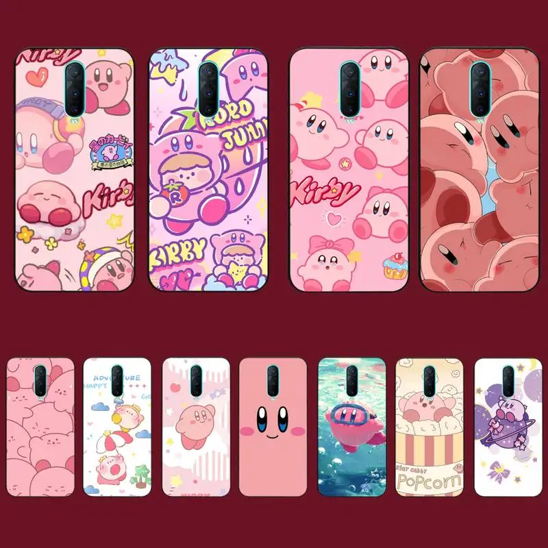 

Cartoon Cute K-Kirbies Phone Case for Vivo Y91C Y11 17 19 17 67 81 Oppo A9 2020 Realme c3