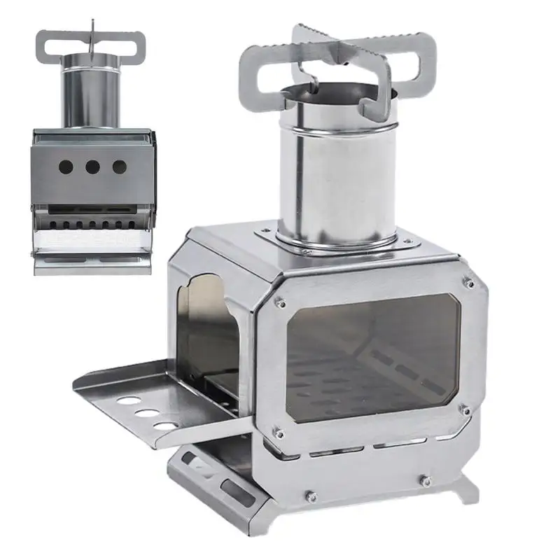 

Портативная деревянная горелка для приготовления пищи на открытом воздухе