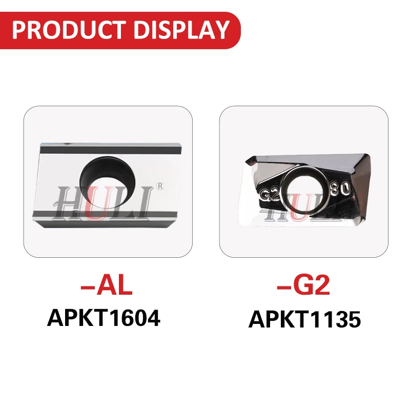 Фото DESKAR 100% Оригинальные токарные пластины APKT1003PDFR-AL K10 и APKT1604PDFR-G2 K10 для обработки алюминия и меди, режущий инструмент №3