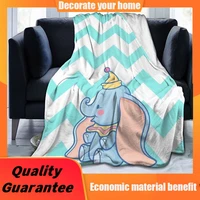 2022 dumbo blanket ultra soft throw flannel blanket warm printed fashion comfortable washable blanket throw blanket