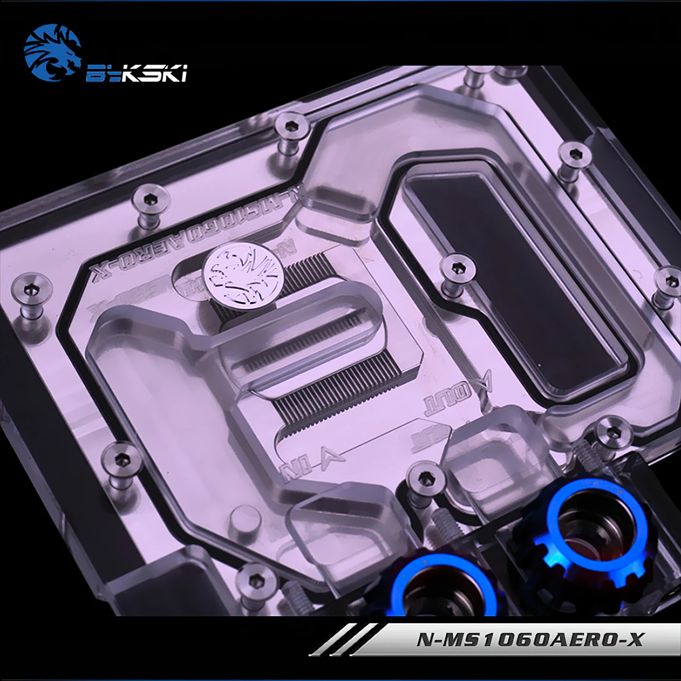 Блок жидкостного охлаждения графического процессора Bykski для MSI GTX1060 Aero ITX N-MS1060AERO-X