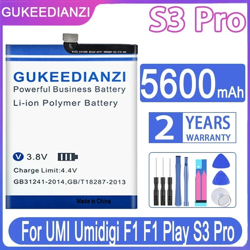Аккумулятор для UMI Umidigi BISON/F2/One Max Pro/Power 3/S5 Pro/X Z Z2 Pro/A11/BISON GT/для Umi Zero/Diamond X/F1 Play/S3 Pro S3Pro