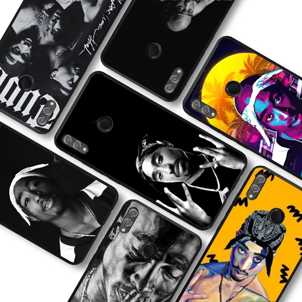 

Rap Singer Tupac Shakur Phone Case For Huawei Honor 10 lite 9 20 7A pro 9X pro 30 pro 50 pro 60 pro 70 pro plus