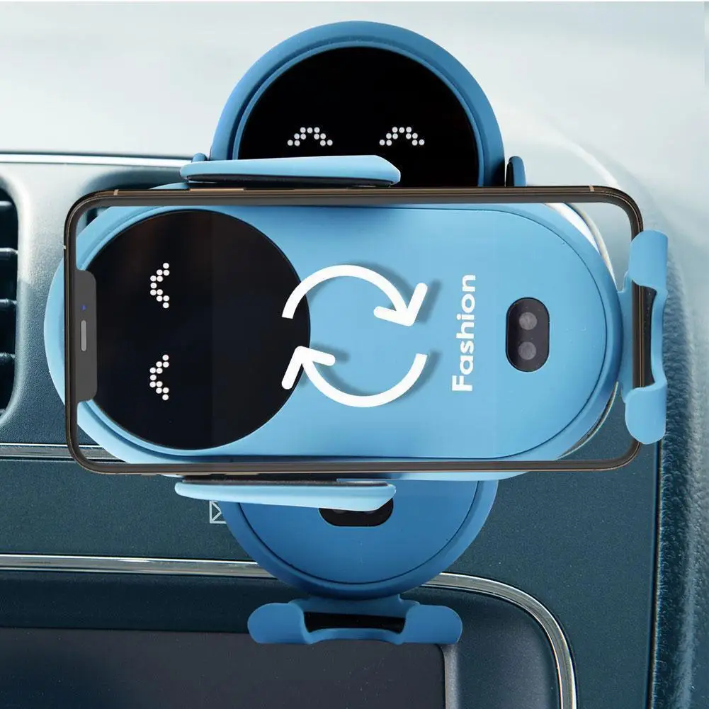 

S11 Wireless Charger Car Phone Holder Induction Sensor Fast Charging Stand Mount For S10 Note 10 11 Pr F6v8