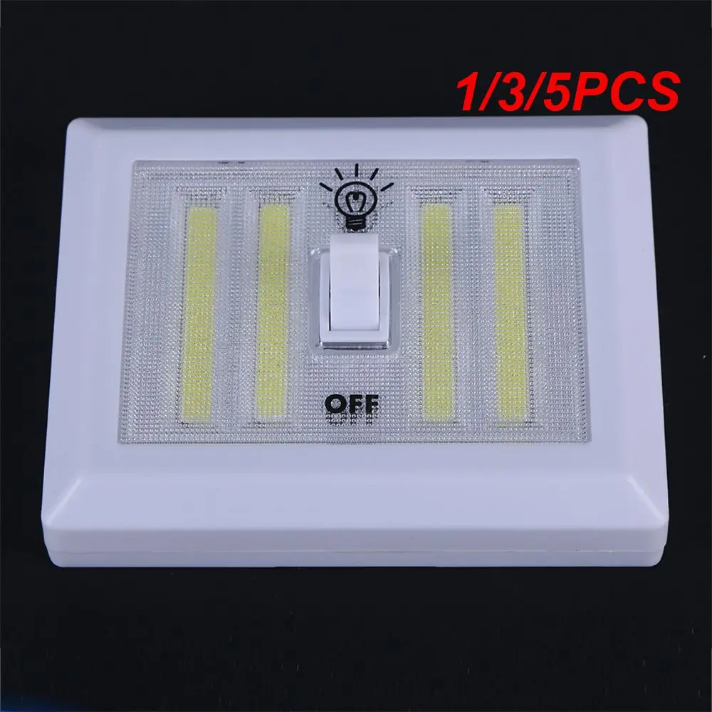 

1/3/5PCS Wall Switch Night Light Corridor LED Lamp Outdoor Camping Hiking Lights Battery Operated LED Emergency Lamp