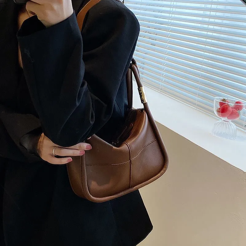 

Сумка кросс-боди Женская из мягкой кожи, роскошный саквояж на плечо, повседневный дизайнерский тоут, чемоданчик, 2022