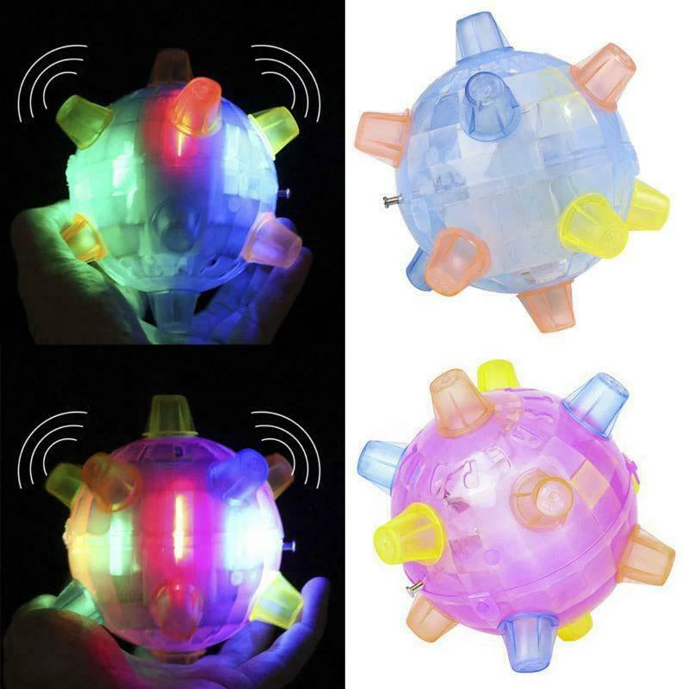 

Flashing Jumping Active Ball Pet Interactive Toy Luminous Ball Dancing Dogs Cats Bouncing Vibrating Activation Ball Pet Supplies