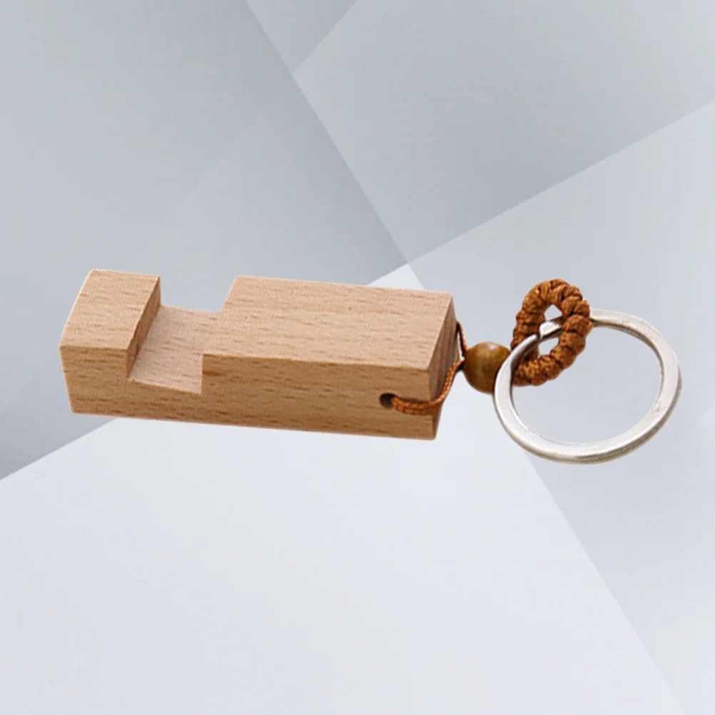 

Wood Stand Universal Desktop Stand Wooden Stand Wood Stand Cell Holder with Keychain