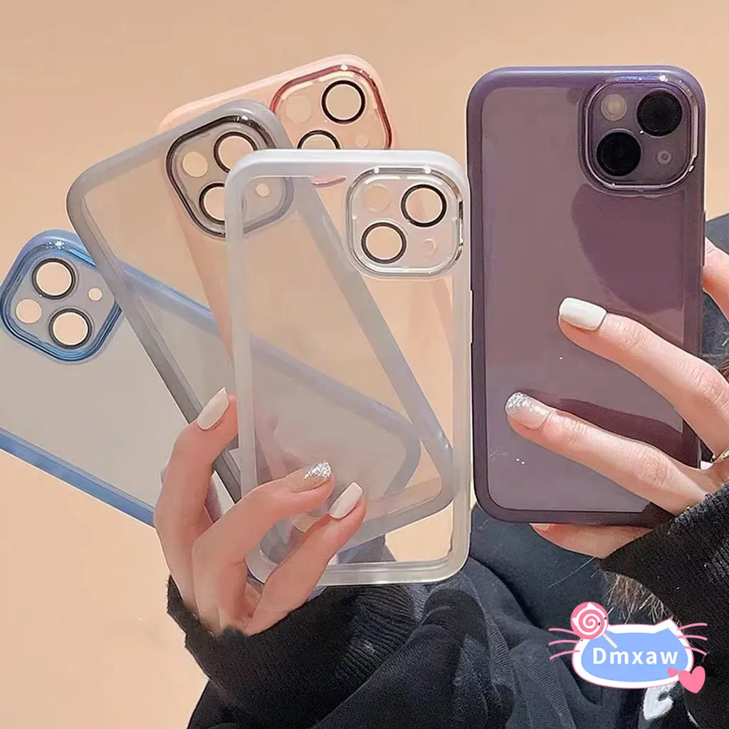 

Case For Xiaomi 13 12 Pro 12X 12S Mi 11 Lite 10s Redmi K50 K40 Pro Note 10 Pro 5G Poco X4 Cover Luxury Metal Camera Clear Case