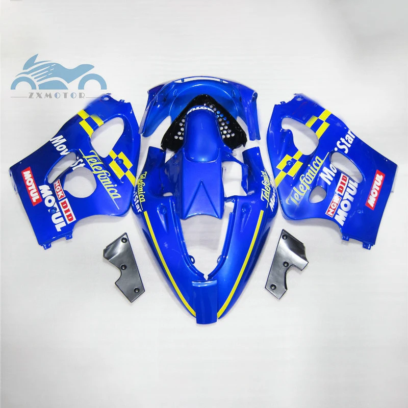 

Free Custom plastic fairings kit for SUZUKI GSXR750 GSXR 600 1996-2000 SRAD sport fairing kits GSXR600 96-00 movistar bodyworks