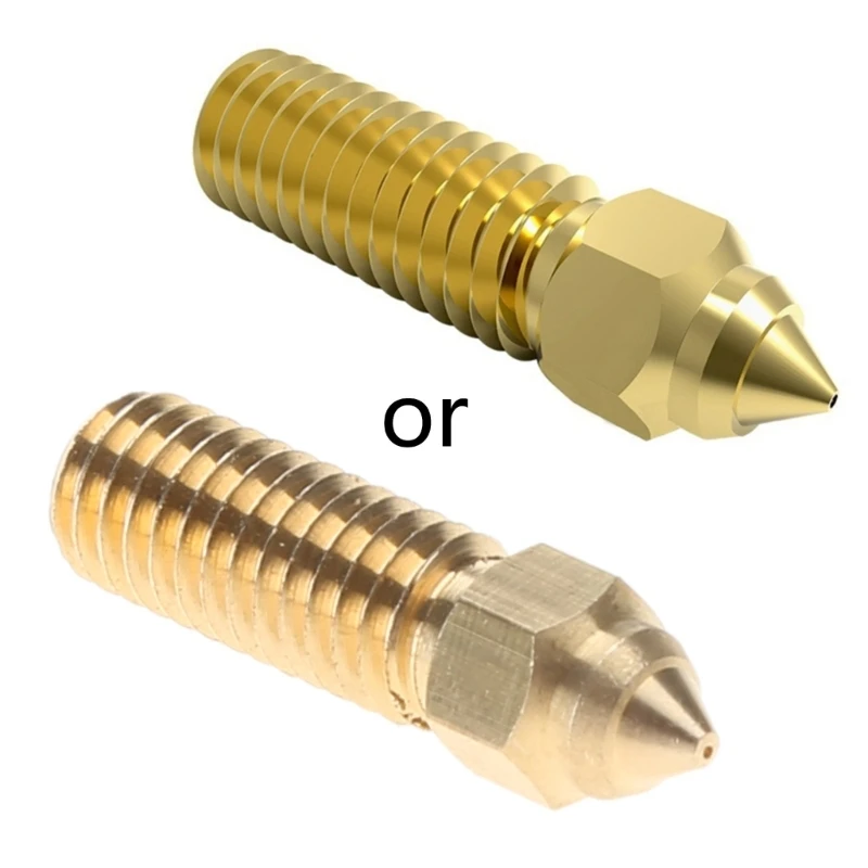 

Brass Volcano Nozzle Thread Large Diameter Extended 3D Printer Hotend Nozzle 0.4mm For 1.75mm Filament 3D Printer
