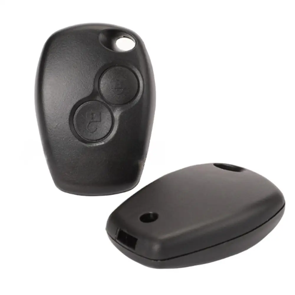 

2-Button Socket Housing Remote Control Car Key Shell Cover Blank Keychain Keyless Embryo Replacement Parts