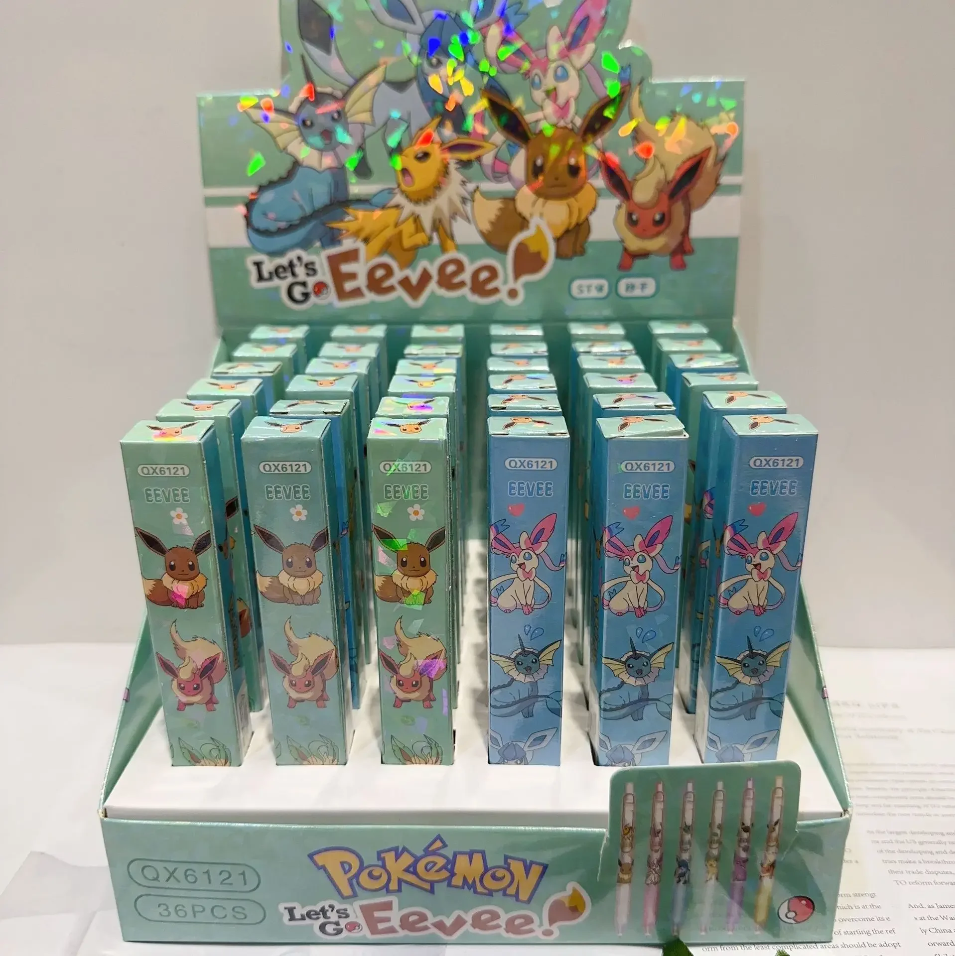 1510 шт. Pokemon Eeveelution слепая коробка гелевая ручка милые канцелярские принадлежности школьные принадлежности черная ручка для подписи аниме аксессуары подарки (art.: 3920ceeda4d14) - 3920ceeda4d14