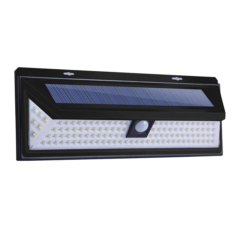 

Уличный настенный светильник на солнечной батарее с датчиком движения, уличный садовый светильник IP65, водонепроницаемый, три режима, широк...