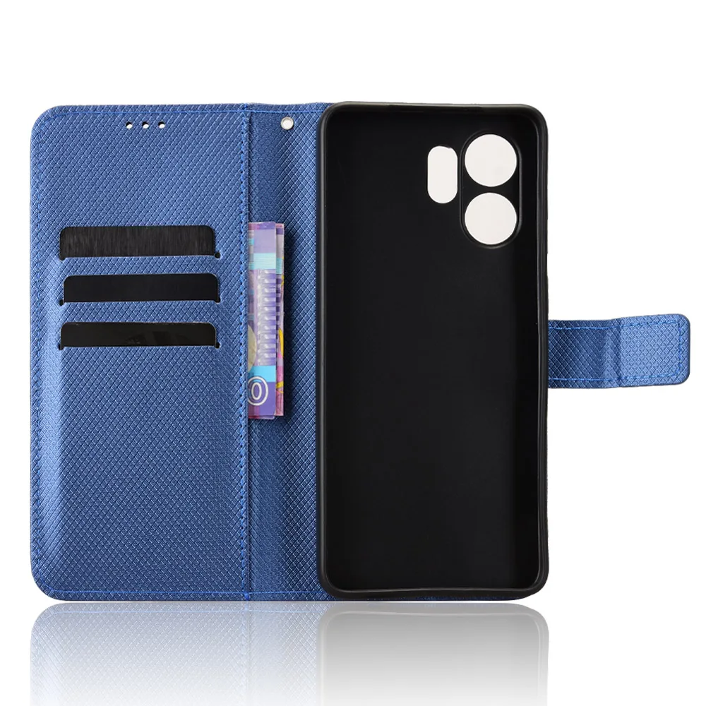 Фото Кожаный защитный чехол для Huawei Honor Play 6A 5G, чехол-подставка для Honor Play60A, чехол-кошелек с подставкой для карт, чехол для телефона №2