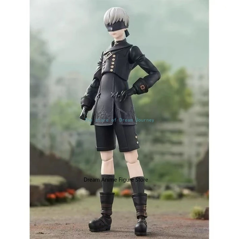 Фото В наличии оригинальная подвижная фигурка Bandai SHF NieR Automata 9S Yurha (анимированная версия) №5