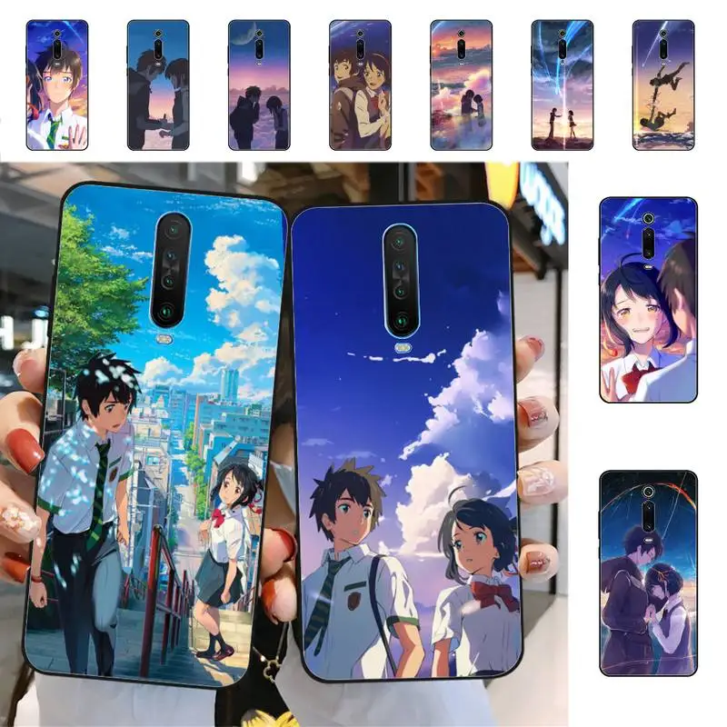 

Yinuoda Anime Your Name Phone Case for Redmi 5 6 7 8 9 A 5plus K20 4X S2 GO 6 K30 pro