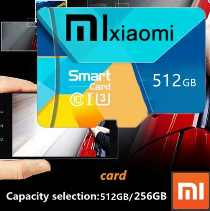 Xiaomi Flash Memory Card 1TB 512gb 256gb 128GB 64GB 32GB 16GB High Speed micro TF SD Card Mini Card For Phone Pc Camera
