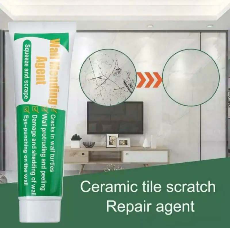 

Walls Peeling Wall Mending Agent 130g Household Wall Repair Cream Tile Grout 1pcs Mending Agent With Scraper Board Wall Paste