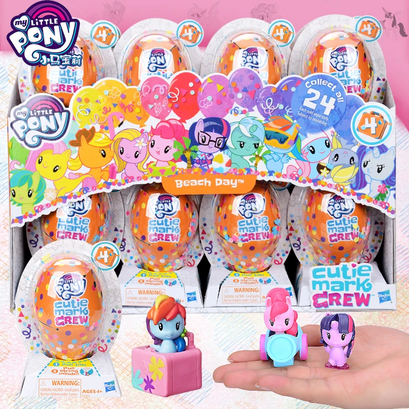 

Hasbro My Little Pony Cutie Mark Crew Toy Balloon Doll Cute Figures Collect Table Ornaments Children Gifts Random One