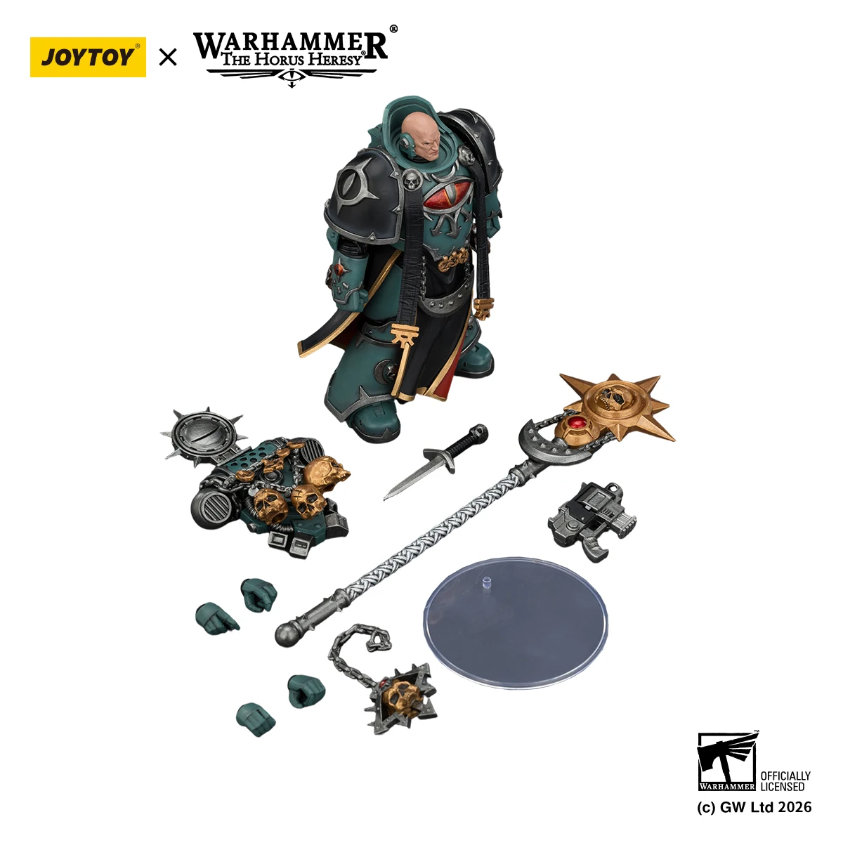 Фото В НАЛИЧИИ JOYTOY Warhammer 30K 1/18 Фигурка Sons of Horus Dark Emissary Consul&Vheren Ashurhaddon 2 шт. Аниме-модель №4