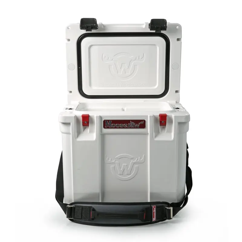 

White Snow White Quart Hard Cooler with Microban and Ice Fort Technology, Super Cool and Durable.