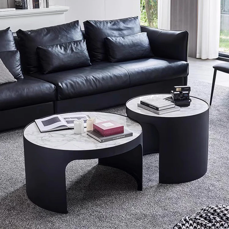 

Bedside Luxury Sofa Black Coffee Table Console Tv Stand Couch Table Accent Living Room Mesa De Centro De Sala Unique Furniture