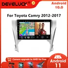 Автомагнитола на Android 10,0, стерео, мультимедийный видеоплеер для Toyota Camry 2012-2017, 2 din, навигация, GPS, 4G, Carplay, DVD, головное устройство