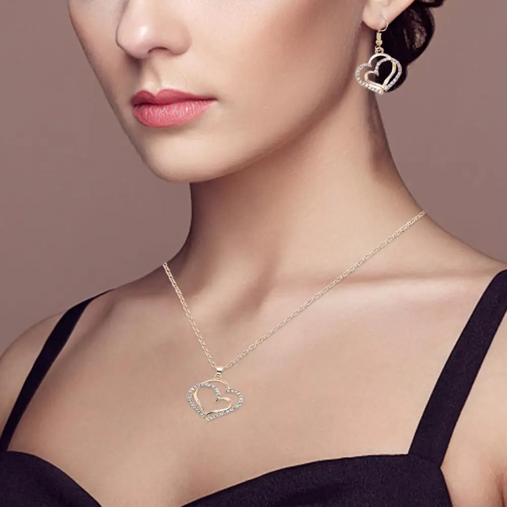 

1 Set Fashionable Necklace Earrings Set Novel Women Jewellery Elegant Women Jewellery Summer Accessories Excellent
