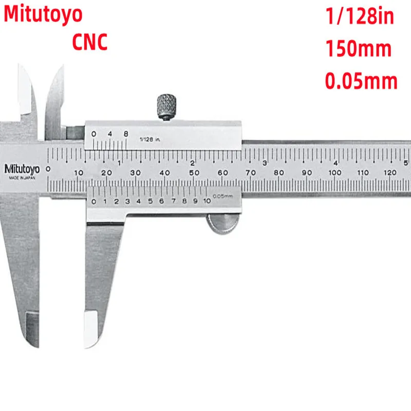 

Mitutoyo CNC Vernier Caliper 1/128in 0-150 0-200 0-300mm 6 In 8 In 12 In Measuring Stainless Steel Tools Gauge Measure 530-104